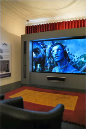 The Genesis Technologies space with dedicated home cinema is on the first floor. This is used as Benelux Xperience centre.