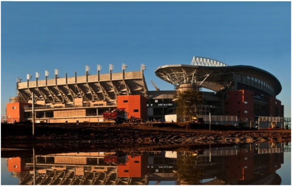 The Peter Mokaba Stadium was built for the FIFA World Cup 2010 in South Africa.