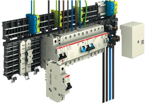 ABB busbar system.