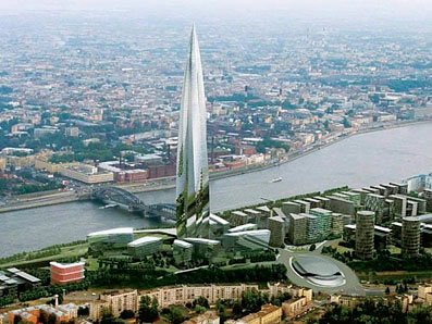 Upon its planned completion in 2017, the main tower of Lakhta Center is expected to be the tallest building in Europe at 463m tall.