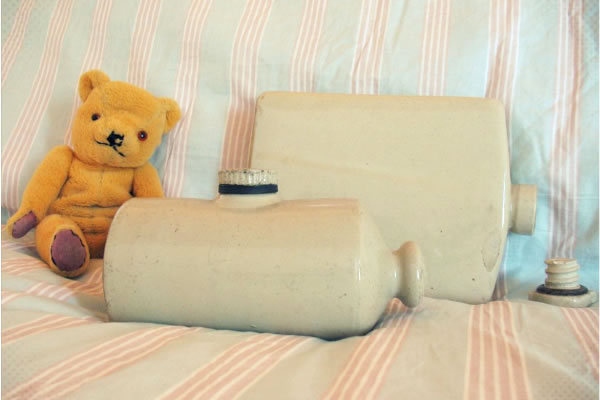 Stone hot water bottles - heating of the non-automatable kind!