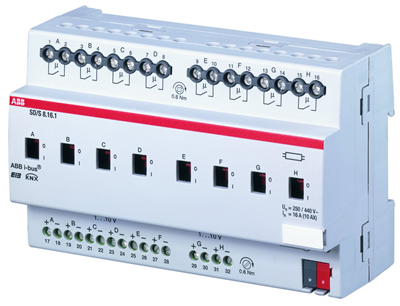 Example of an 8-channel 1-10V dimmer.