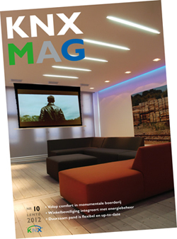 Front cover of the KNX MAG.