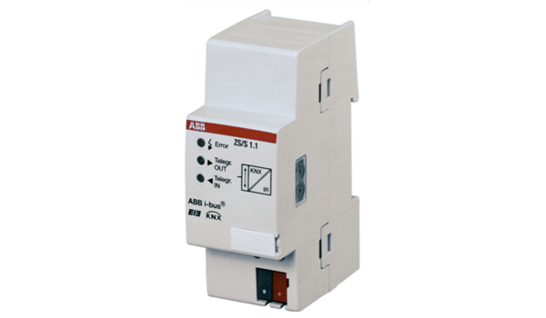 The ABB ZS/S 1.1 KNX meter interface module allows the KNX system to access a wide range of readings.