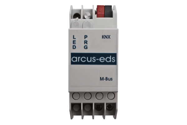 The Arcus KNX-GW-MBUS-REG M-Bus gateway allows the connection of 3 M-bus meters on one line.