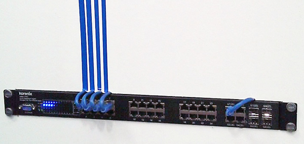 With the Philips Connected Office, each luminaire requires a switch port.