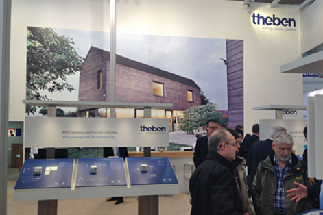 KNX member Theben's stand.