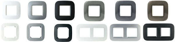 Examples of Eelecta's faceplates.