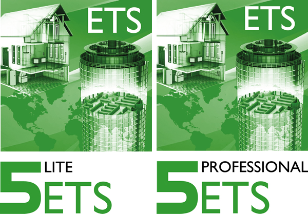 ETS5 Lite (left) and ETS5 Professional (right).