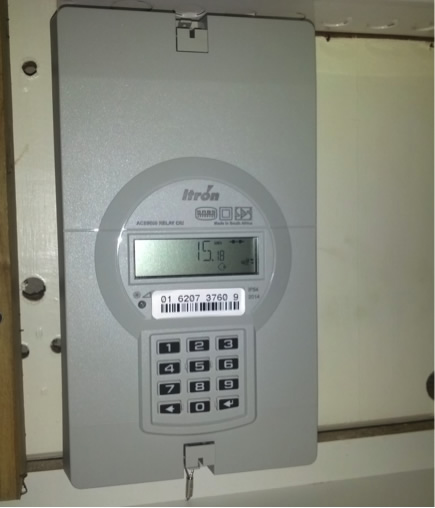 South African prepaid meter.