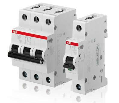 Example of circuit breakers from ABB.