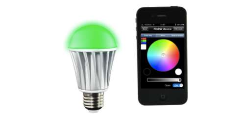 Example of an app-controlled Wi-Fi bulb from Zengge.