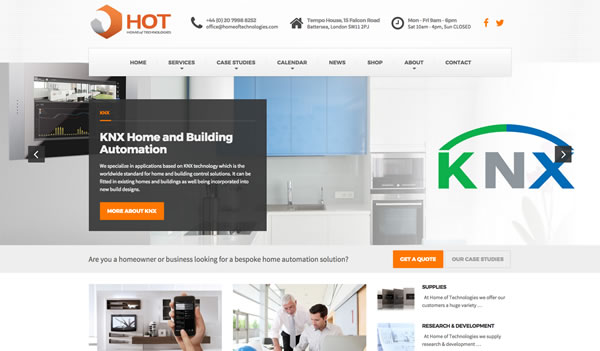 Home of Technologies HoT homepage