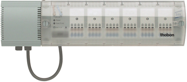 The Theben HMT 6 can be used for manifold control of underfloor heating.