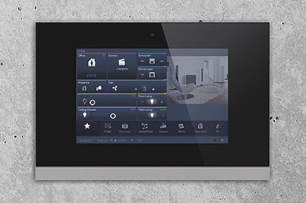 The ABB Busch Comfort Touch is an example of a touchpanel that provides quick access to a number of scenes, as well as providing external scene storage. 