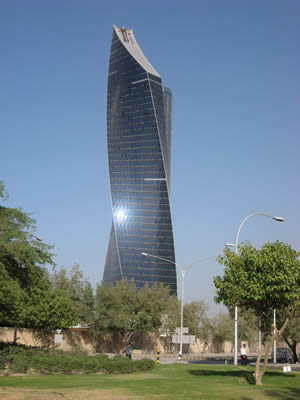 KNX is being used to control the lighting of the Kuwait Trade Centre (KTC).