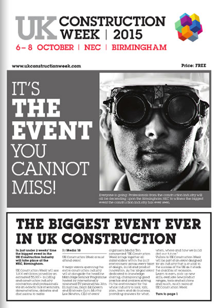 UK Construction Week 2015