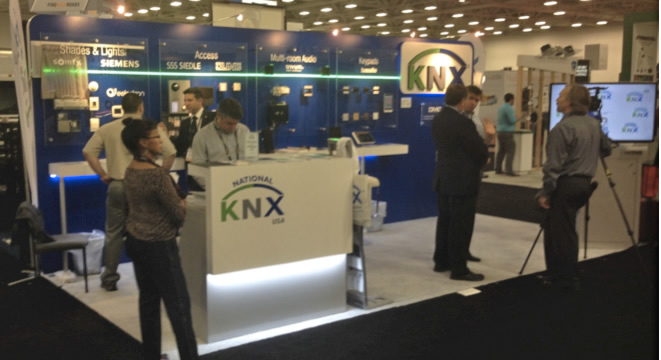 The KNX USA stand at CEDIA Expo 2015.