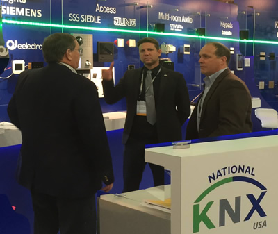 The majority of visitors to the KNX USA stand were systems integrators, although manufacturers were also interested in the protocol.