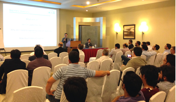 The first KNX event in Saudi Arabia was well-attended.