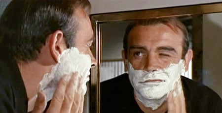 Some of us like to shave by natural light.