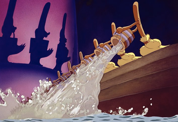 The nightmare scene from Disney's The Sorcerer’s Apprentice.