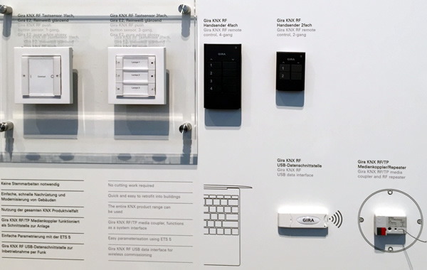 The Gira KNX RF system.