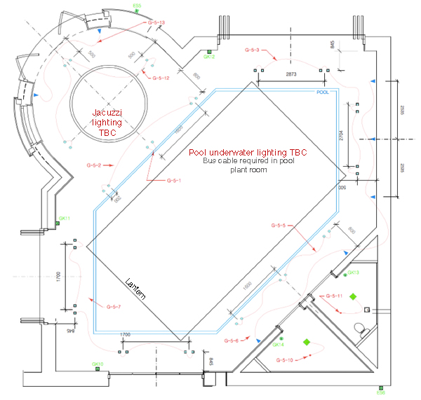 Example of a lighting and wiring plan (courtesy of KNX Controls Ltd).