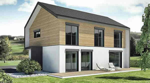 The Primus 137 prefabricated passive house. 