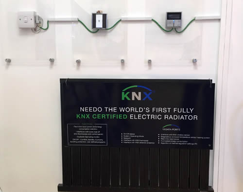 Demonstration of various levels of control sophistication, from a simple switch with binary control, to a programmable KNX switch.