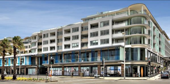 The Pacific apartment complex in Bondi Beach.