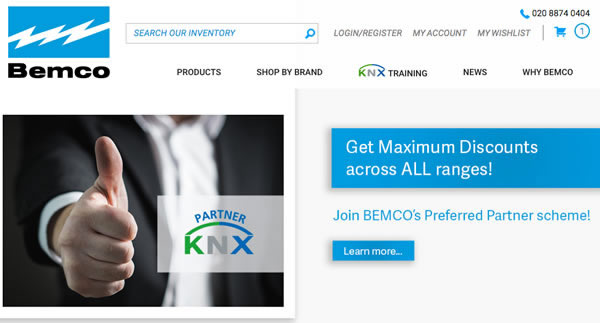 Bemco Launches New KNX Website