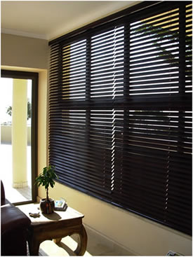 The Venetian or slat blind.