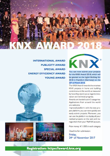 KNX Award 2018 Flyer