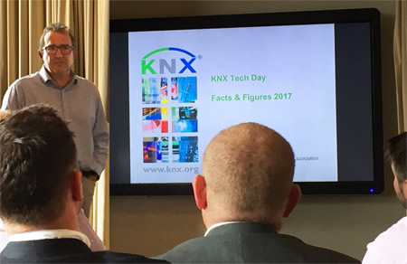  Paul Foulkes shows how KNX is growing internationally. 