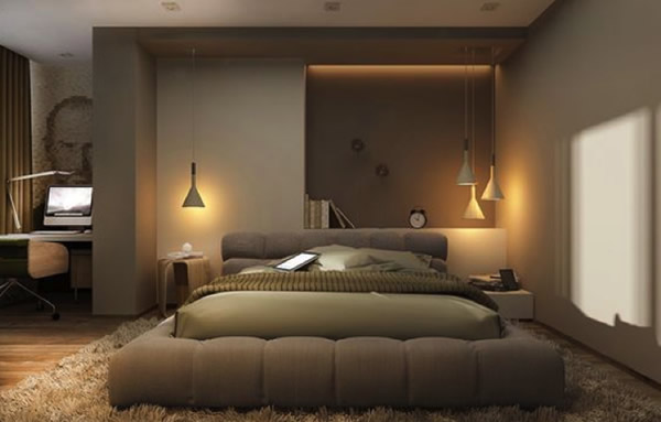 Lighting has a dramatic effect on the mood of a room.
