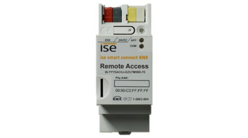The Smart Connect KNX Remote Access from ISE provides secure remote access and messaging from a smart phone.