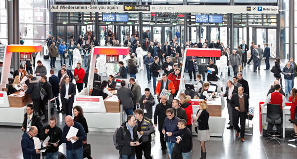 Almost half of L+B’s visitors come from outside of Germany (image source: Messe Frankfurt GmbH/Jens Liebchen).