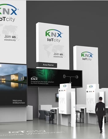The KNX IoT city in the Galleria is just one of the locations where you will find KNX at Light+Building 2018.