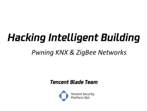 Hacking Intelligent Building - Pwning KNX & ZigBee Networks