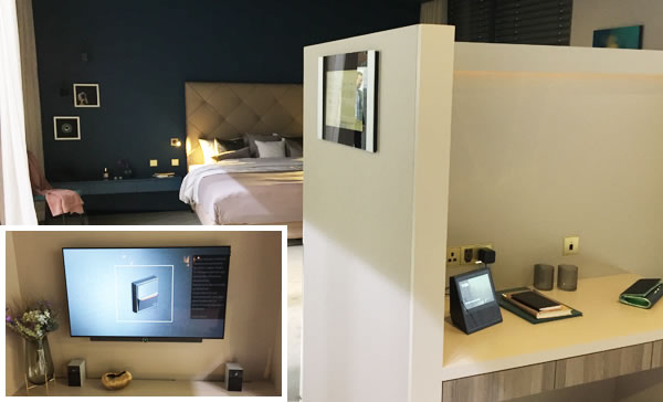 The Jung automated hotel room.