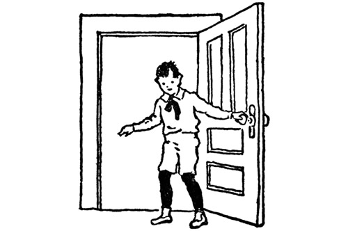 Children throughout the centuries have relished being told repeatedly to 'shut that door!' 