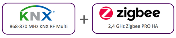 The ERL works with two standardised and secured radio protocols, namely KNX and Zigbee.