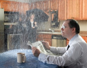 Don't wait to act before water leaks become obvious.