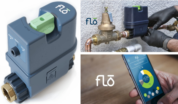 The Flo Technologies Flo system comprises a wireless smart valve and an app.