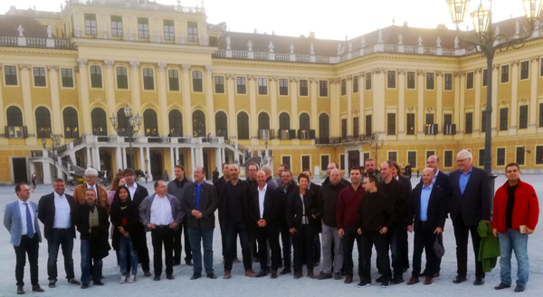 Meeting at the Schönbrunn Palace.