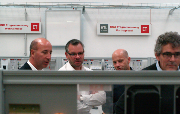 A tour of the HTL's KNX training labs.