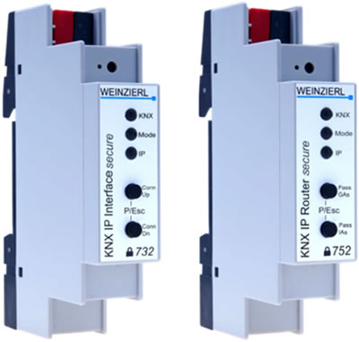 Weinzierl Introduces Compact KNX devices Supporting KNX IP Secure at ISE 2019