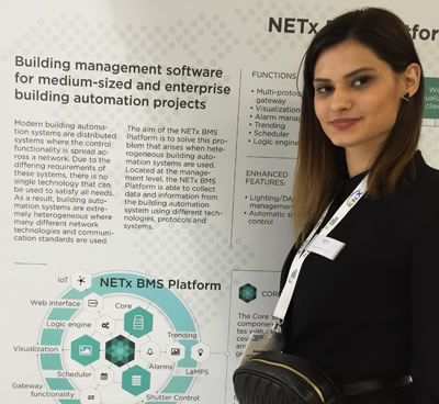 NETxAutomation Marketing and Sales Manager, Katarina Topic, presents the benefits of the NETx BMS Platform.