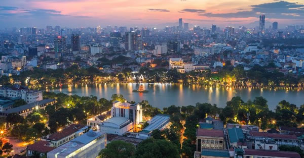 Since 2000, Vietnam has experienced the highest economic growth rate in the world, and is forecast to be the one of the fastest-growing emerging economies by 2025. Hanoi has been its capital for over 1000 years.